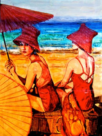 Femmes à l'ombrelle 