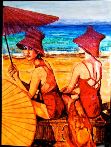 Femmes à l'ombrelle