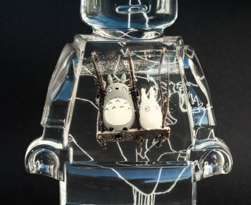 Sérigraphie roboclusion Totoro