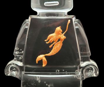 Sérigraphie roboclusion little mermaid