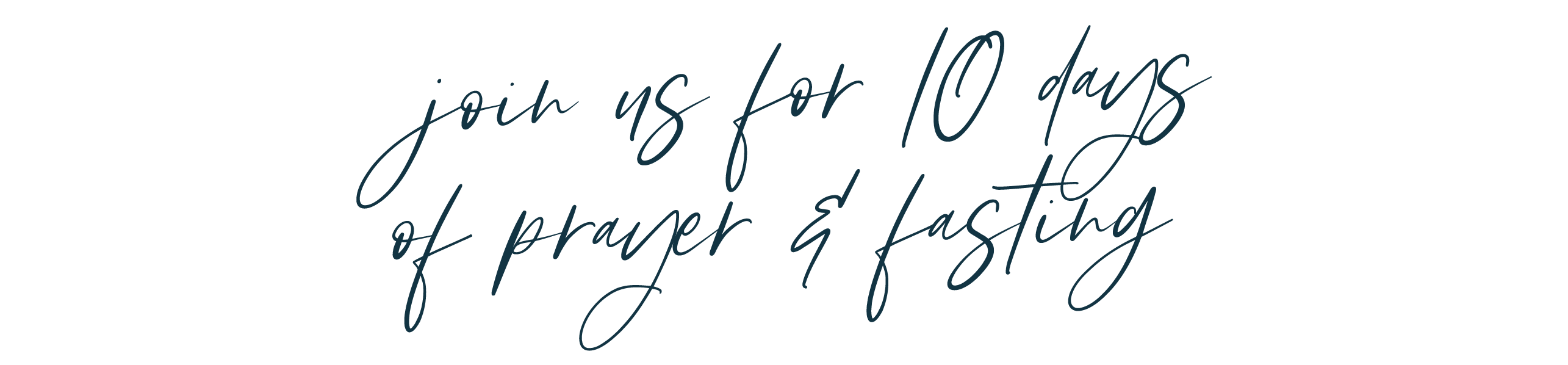 10 days header text