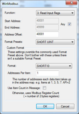 modbus server error