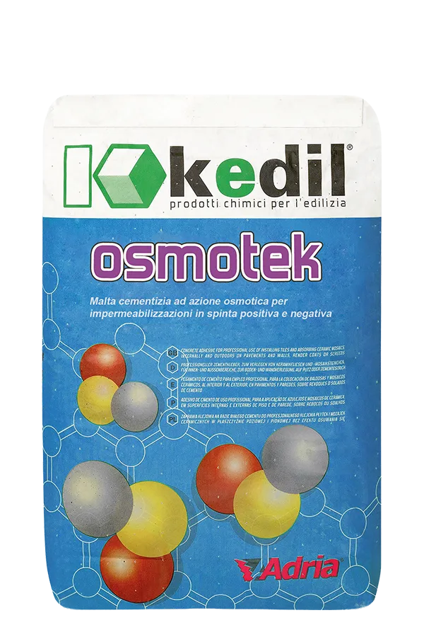 Kkedil Osmotek: Zementmörtel für effektive Abdichtungen, innen und außen.