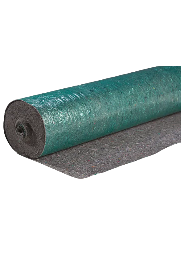 Close-up of industrial felt roll.