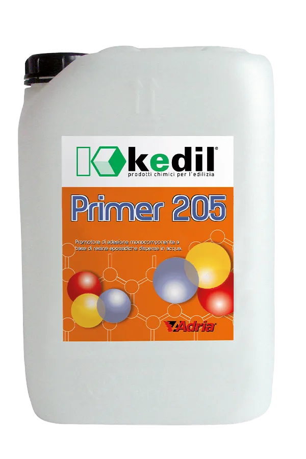 Kkedil Primer 205: Einkomponentiger Haftgrund auf wasserdisperser Epoxidharzbasis für die Bauindustrie.