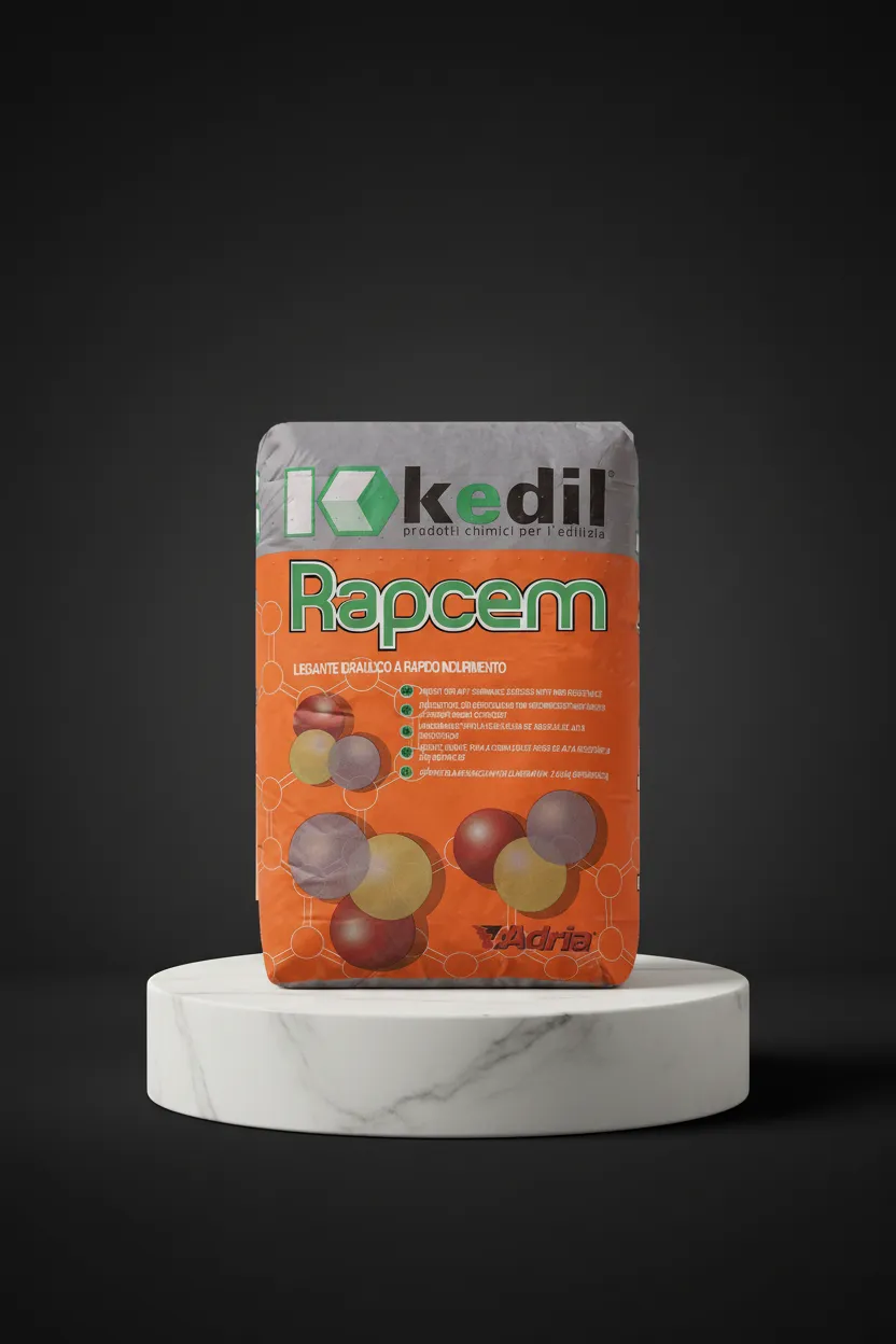 Rapcem-Beutel von Kedil auf einem Marmorsockel.