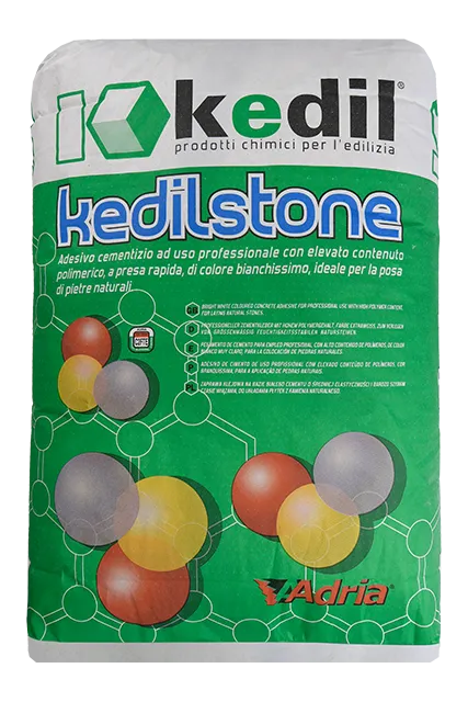 Ein Sack Kedilstone-Fliesenkleber.