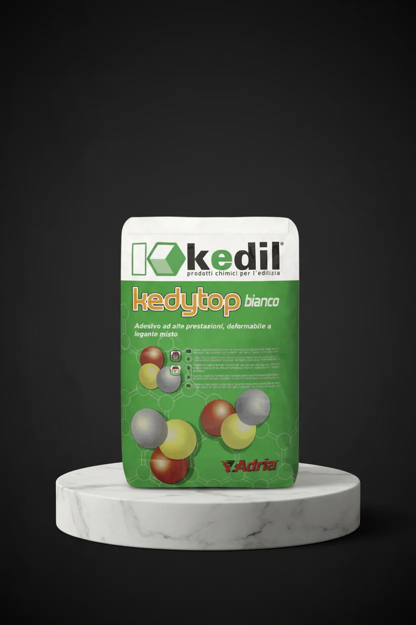 Ein grüner Sack Kedil Kedytop Weiß-Klebstoff.