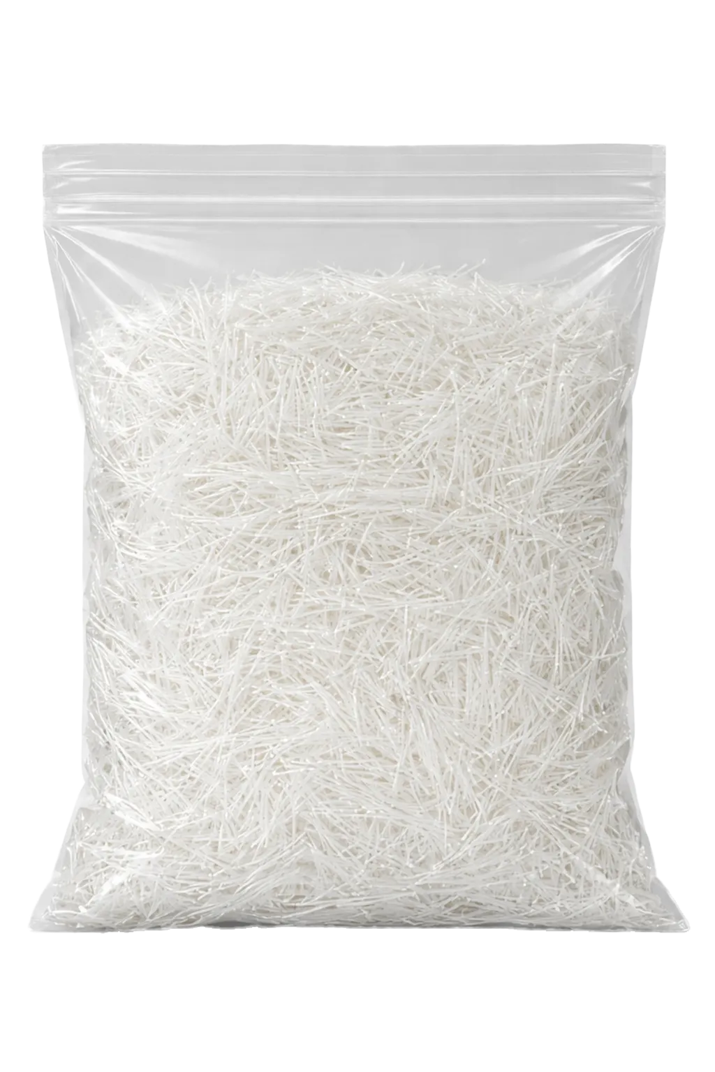 White and translucent fibers form a delicate relief on an elegant marble pedestal.