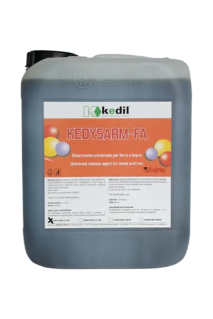 Flasche KEDYSARM-FA, universelles Trennmittel für Holz und Eisen, von Kkedil.