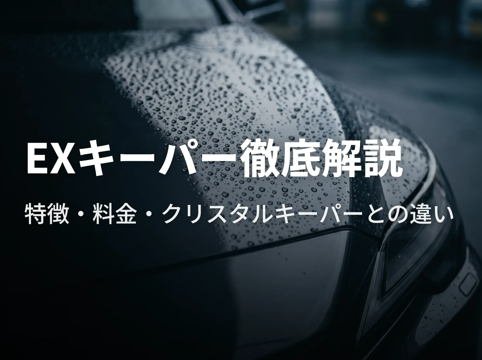 EXキーパーの特徴・料金・クリスタルキーパーとの違い
