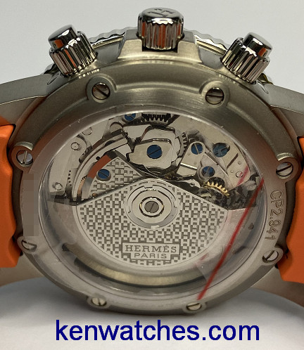 Hermes Clipper Chronograph Titanium Automatic Diver Men's Watch CP2.941