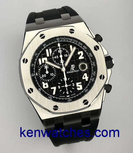 Audemars Piguet Royal Oak Offshore Black Themes Stainless Steel 42mm 26020ST