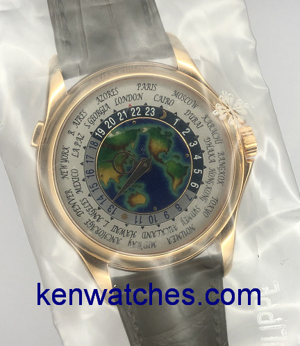 珐琅彩绘世界时间