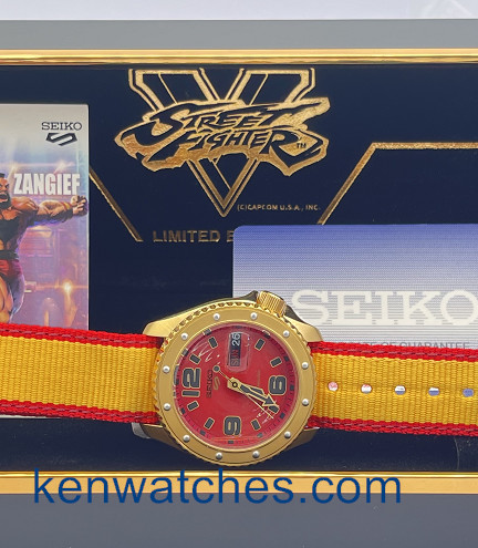 Ken's Watches 名錶廊 | Seiko Seiko 5 Sports x Street Fighter V ltd 9999pcs  SRPF24K1