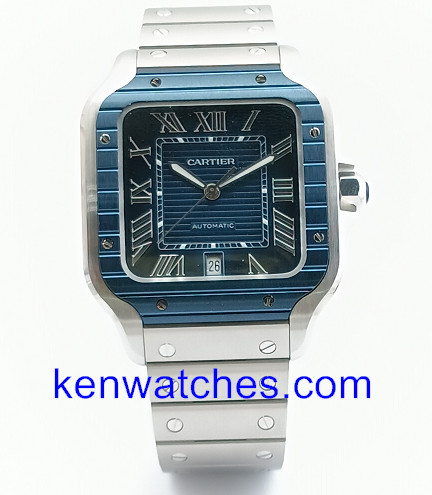 Santos de Cartier Blue Dial
