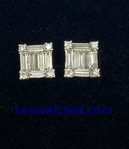 Emerald Diamond Earrings