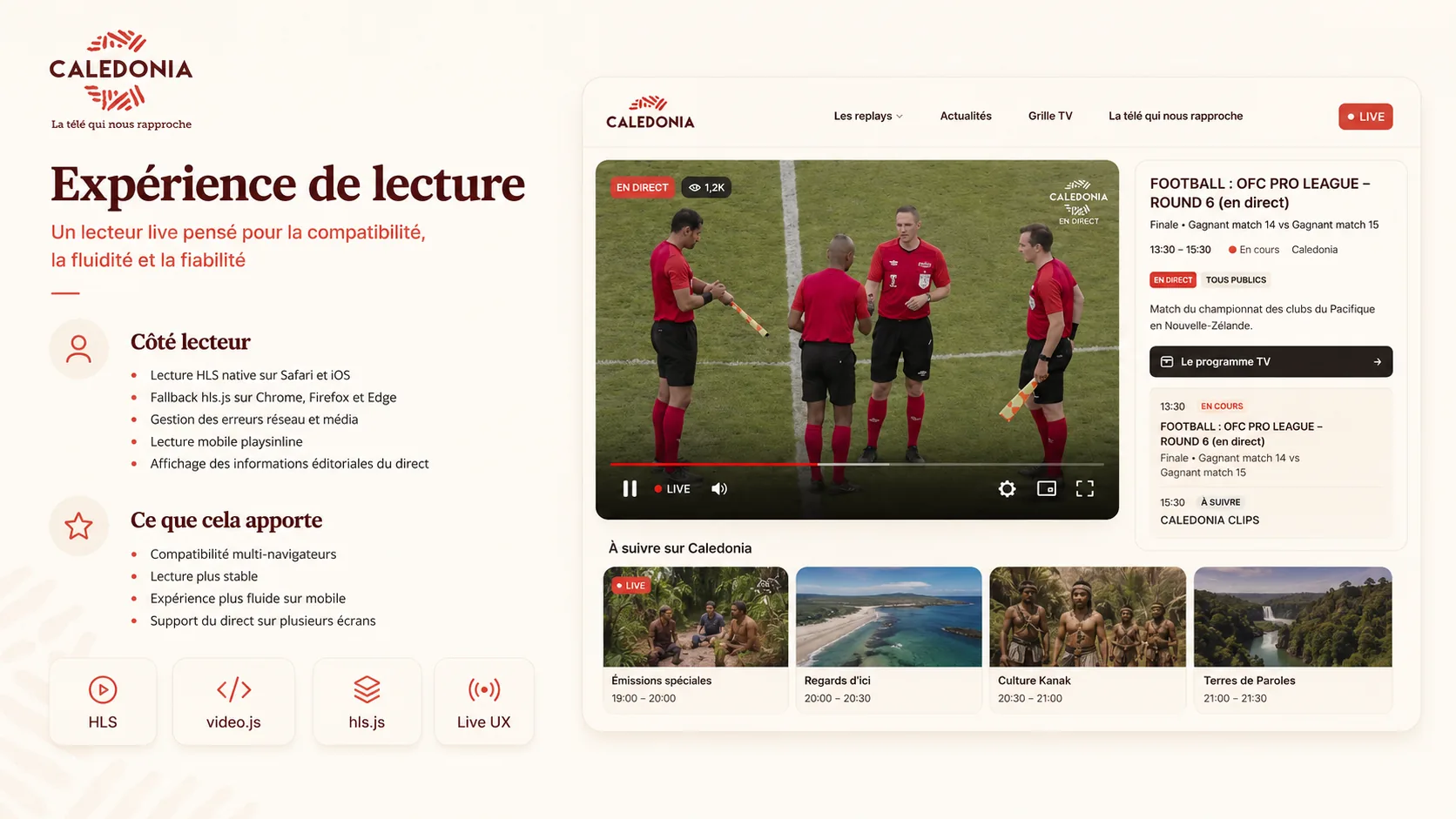 Streaming Caledonia, 47 100 téléspectateurs, visuel 6