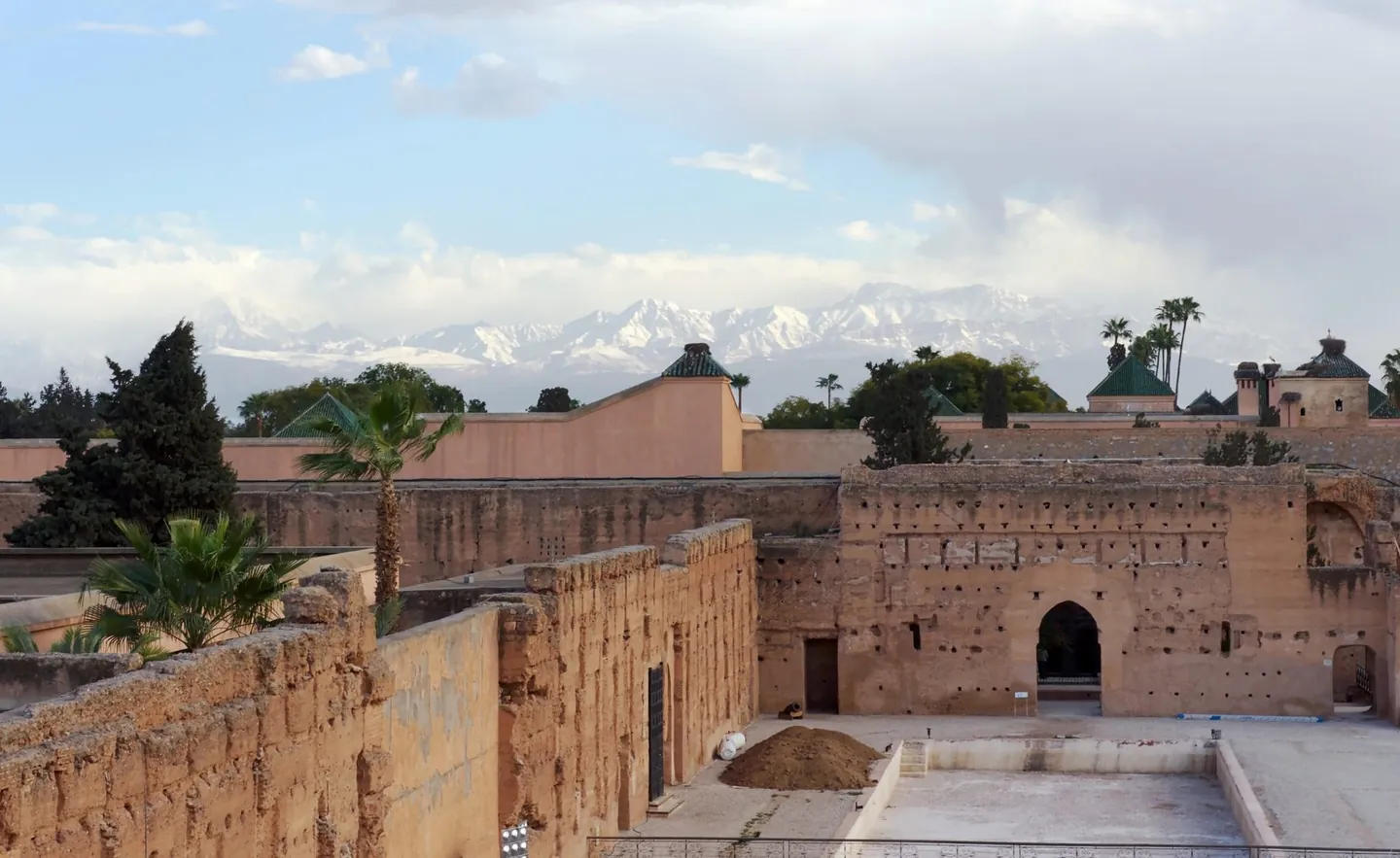 Ruins of the Badi Palace in Marrakech (Morocco) — destination photography from Morocco