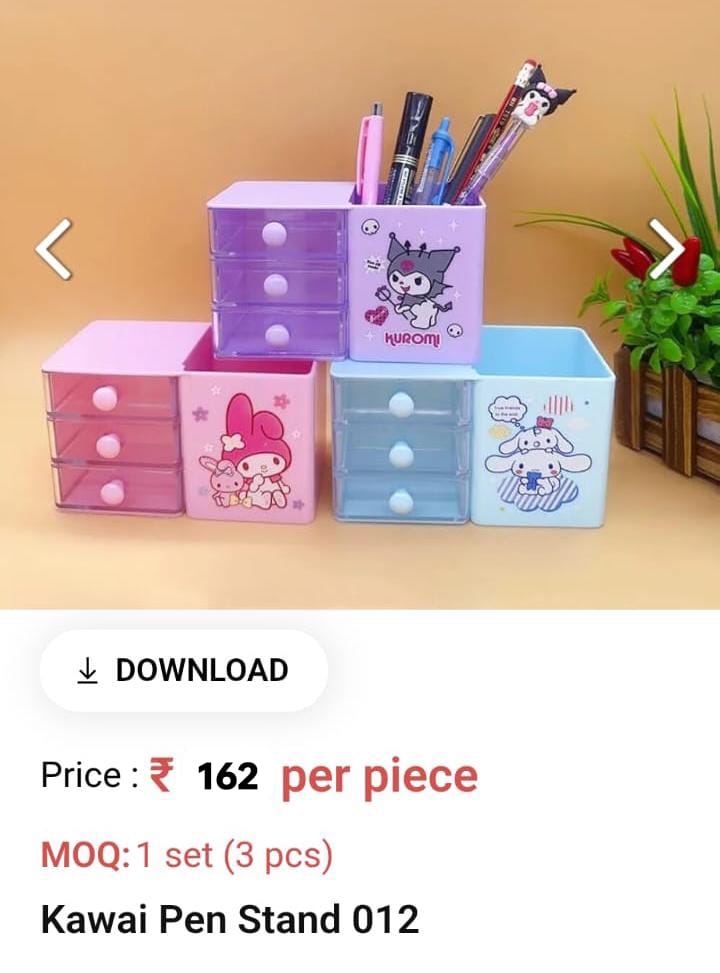 Kids Kawai Pen Stand
