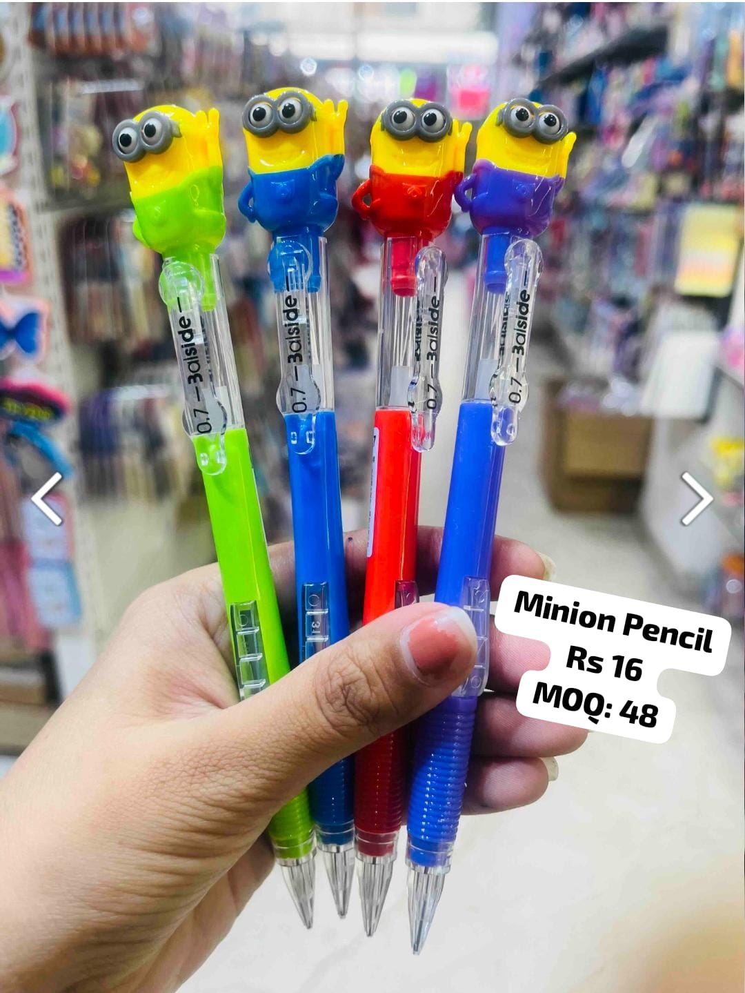 Fancy Minion Kids Pencil Set