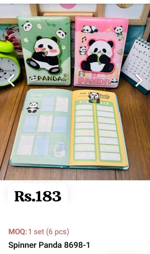 Cute Panda Kids  Diary