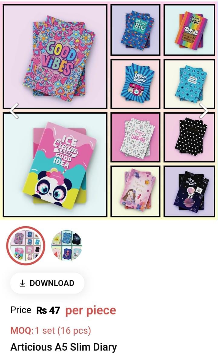 Articious A5 Slim Diary