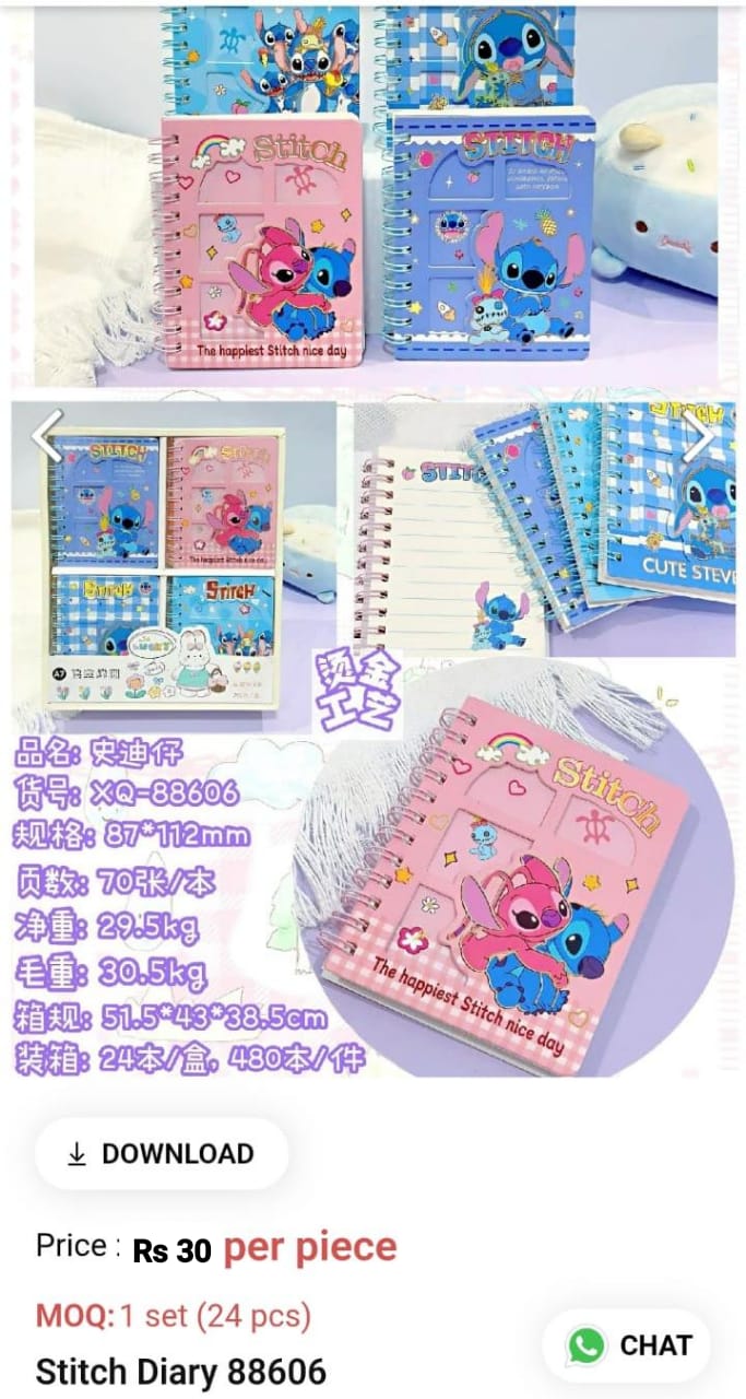 Cute Stitch Diary