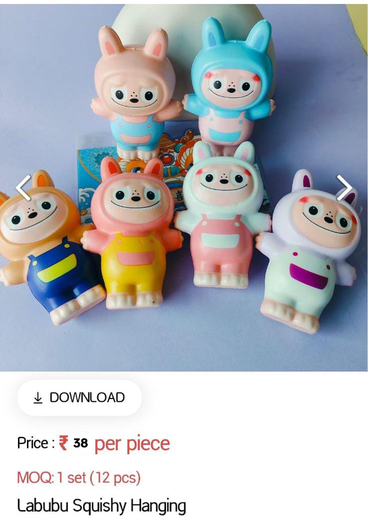 Labubu Squishy Hanging