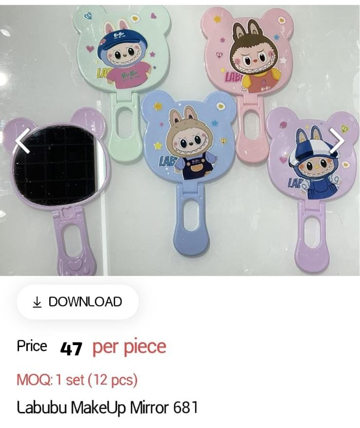 Kids Labubu Makeup Mirror