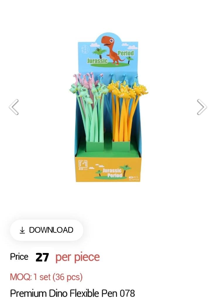 Premium Dino Flexible Pen