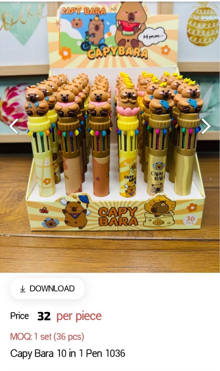 Capybara 10 in 1 Pen