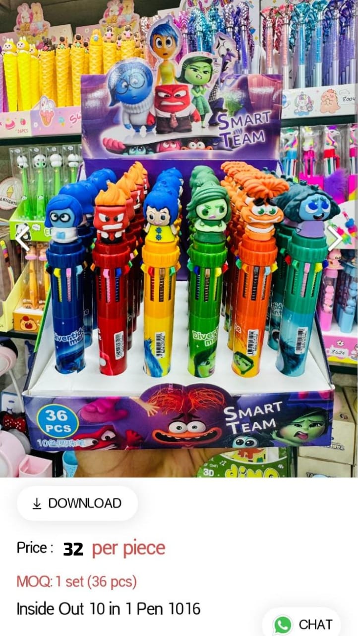 Inside Out 10 in 1 Pen