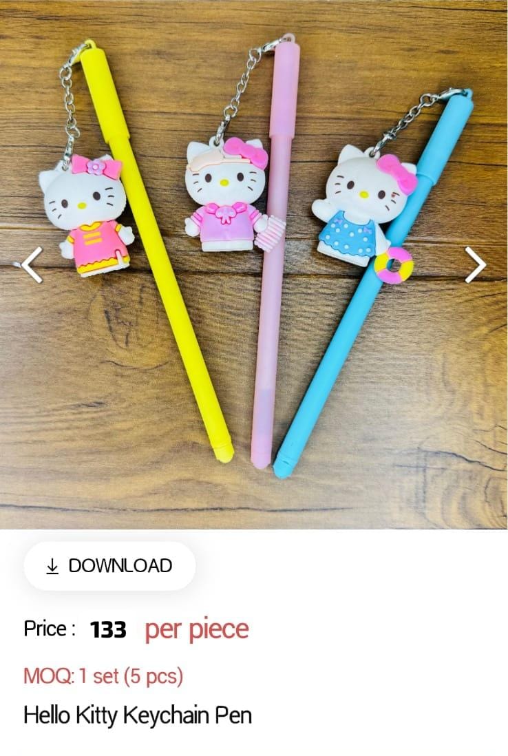 Hello Kitty Keychain Pen