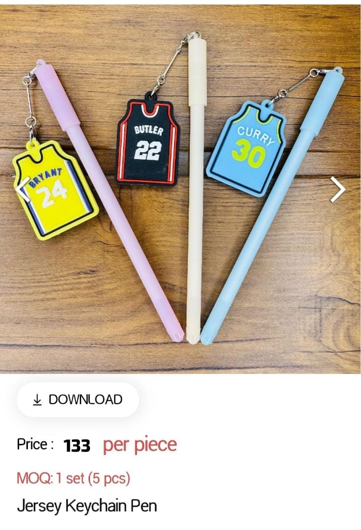 Jersey Keychain Pen