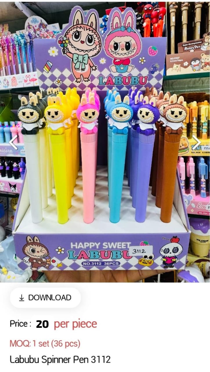 Labubu Spinner Pen