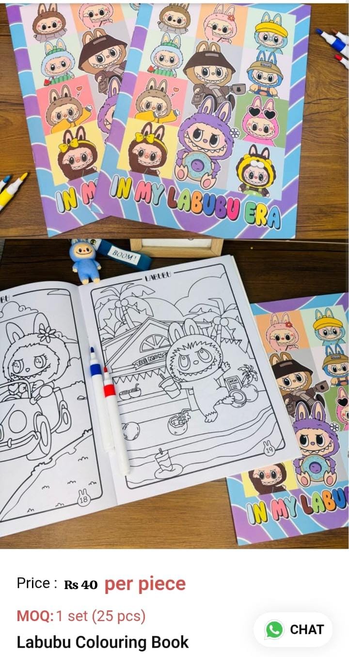Labubu Colouring Book