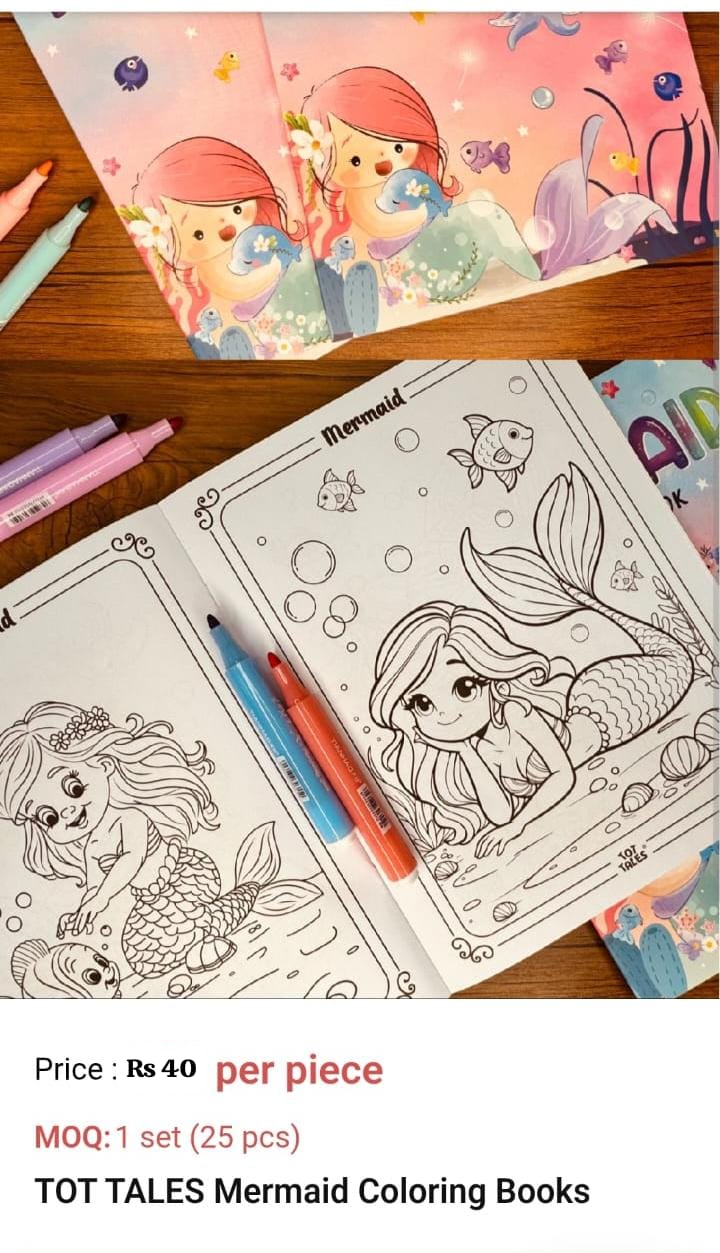 Mermaid Coloring Book