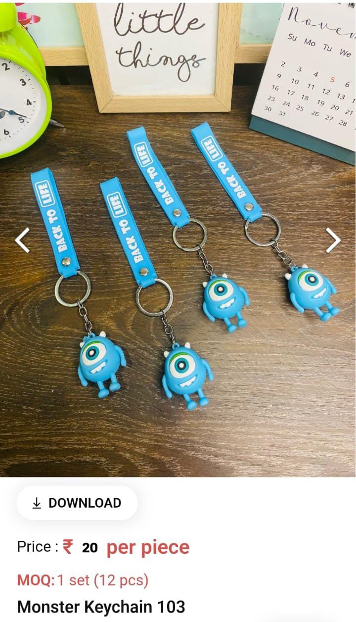 Monster Keychain