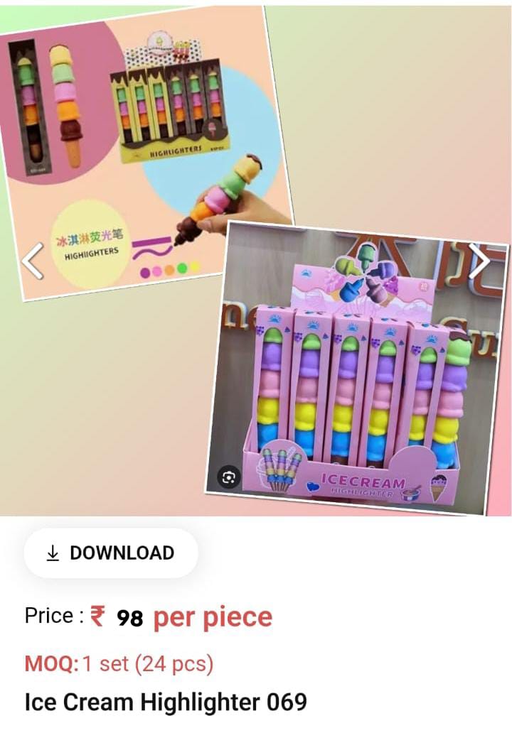 Ice Cream Highlighter