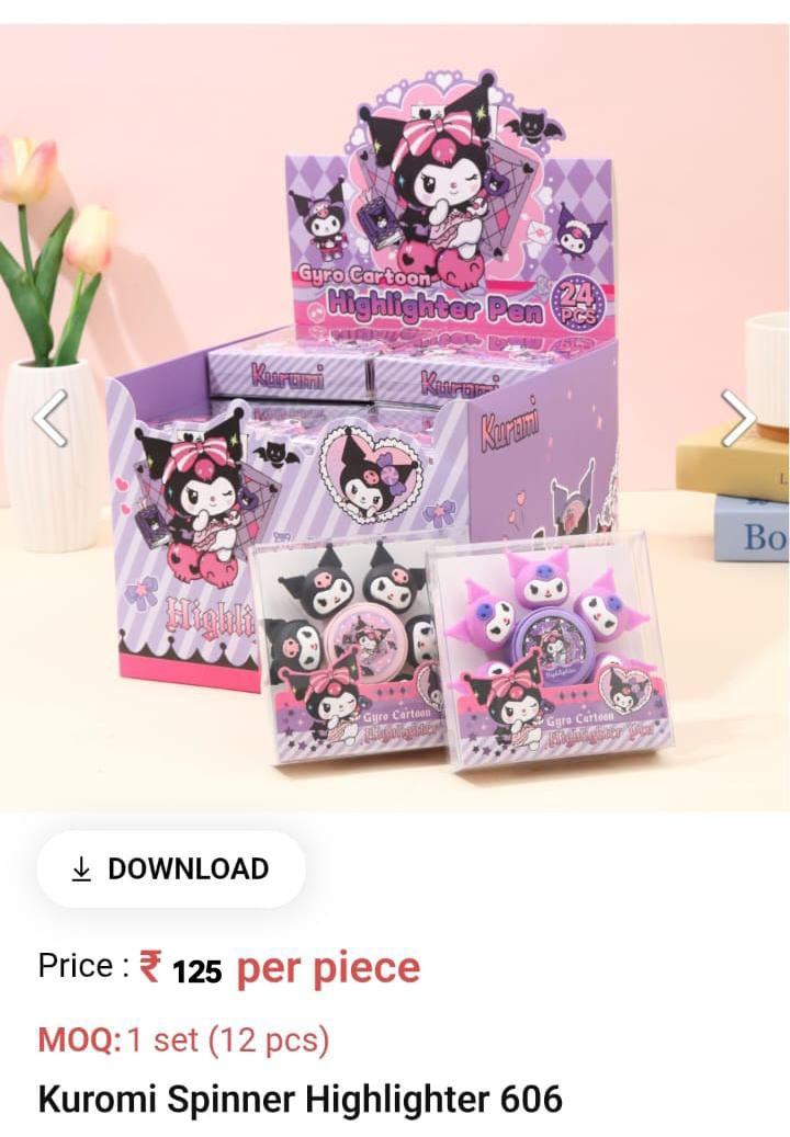 Kuromi Spinner Highlighter