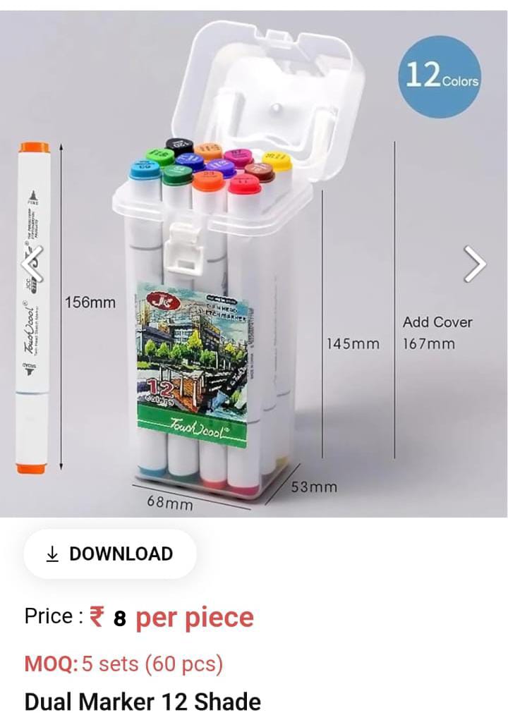 Dual Marker 12 Shade