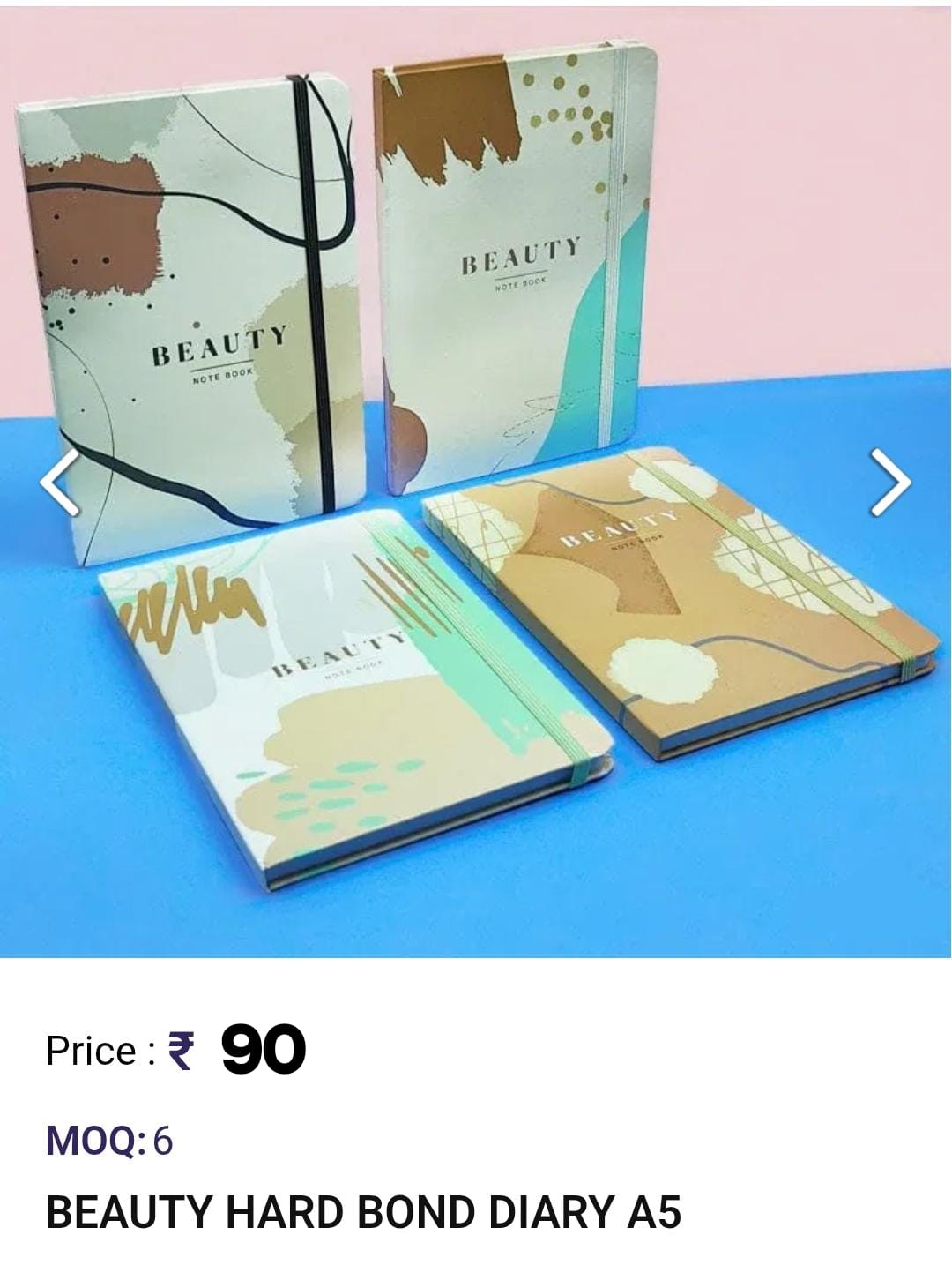 Beauty Hard Bond Diary