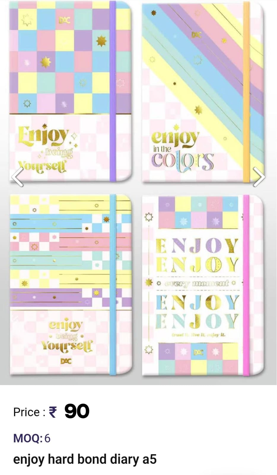 Enjoy Hard Bond Diary