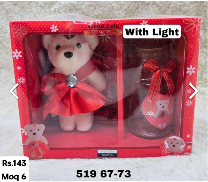 Teddy Gift Set With Light