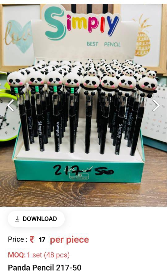 Panda Kids Pencil