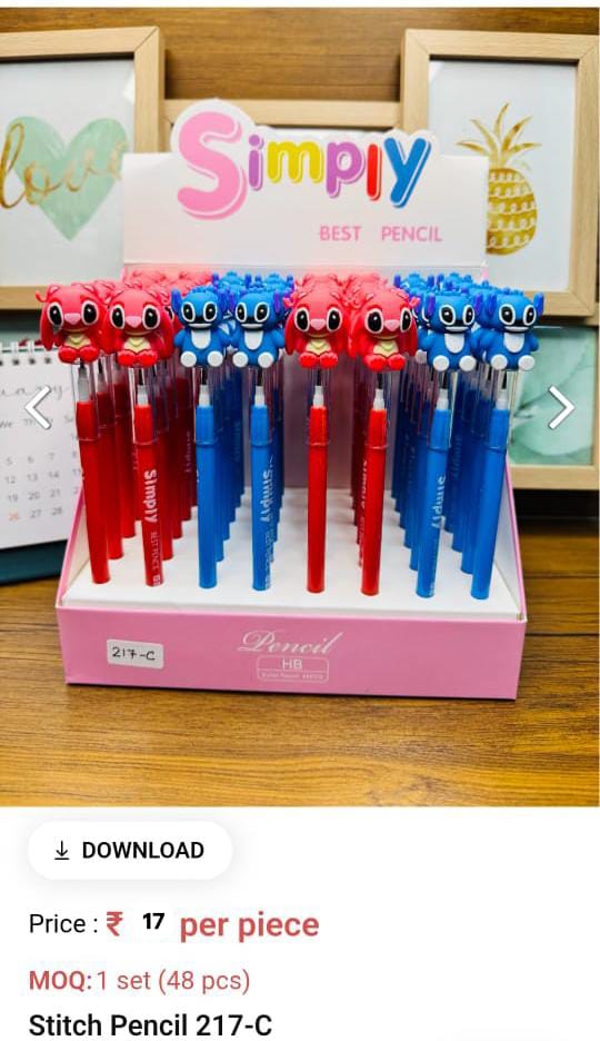 Stitch Kids Pencil