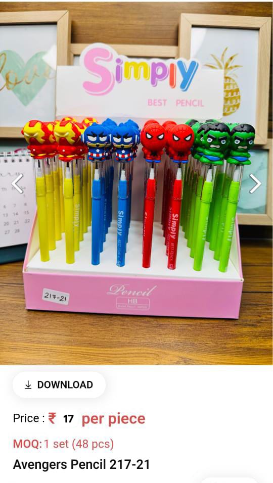 Cute Kids Pencil