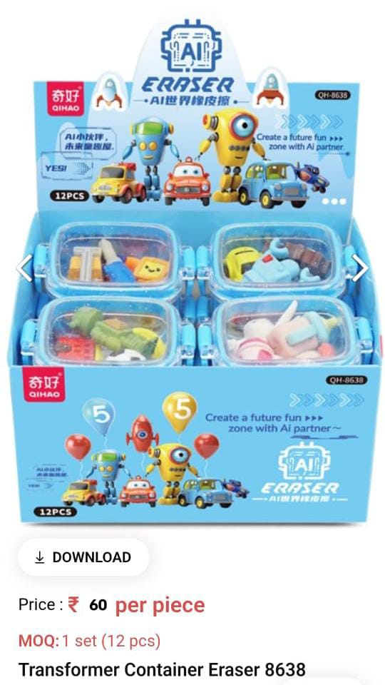 Transformer Container Eraser