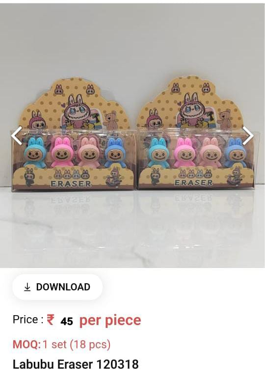 Labubu Eraser